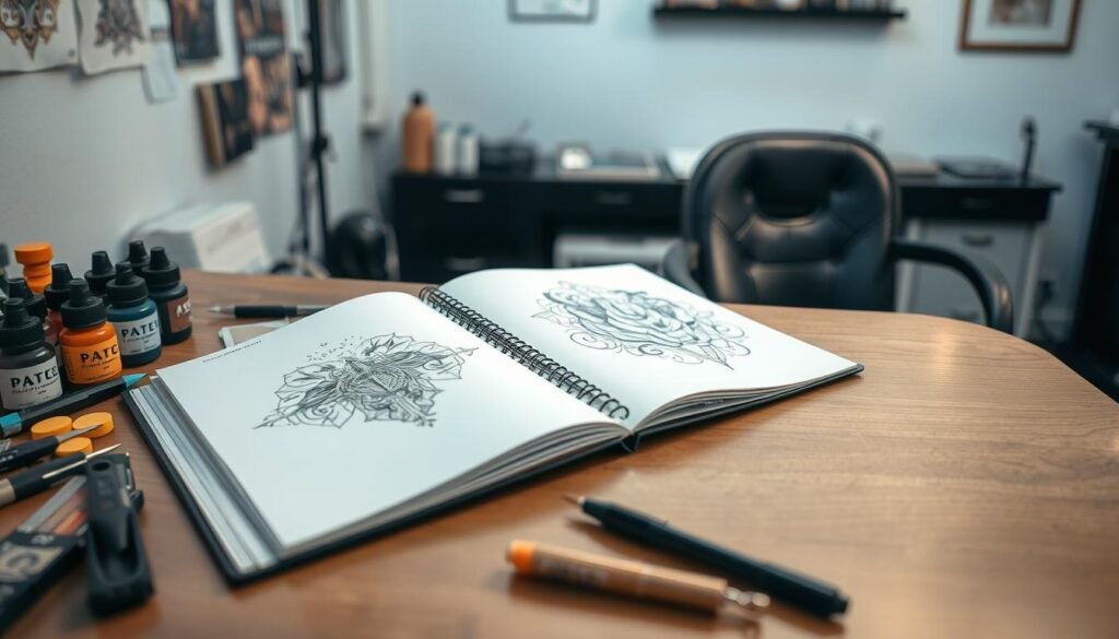 preparing for a tattoo cover up