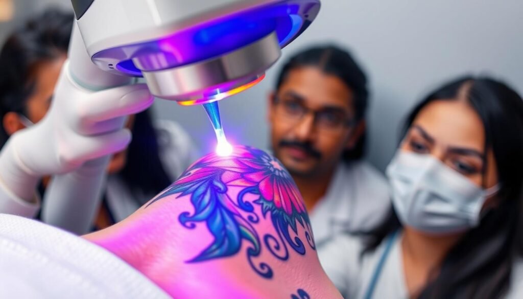 Laser tattoo removal techniques