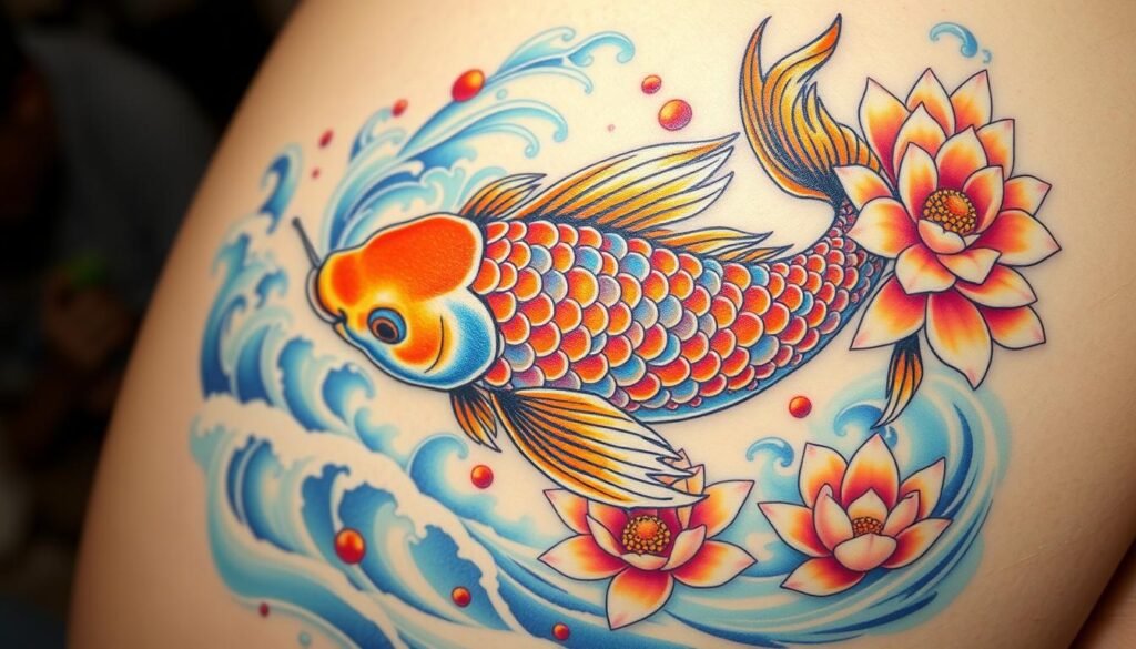 koi tattoo