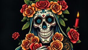 tattoos of the santa muerte