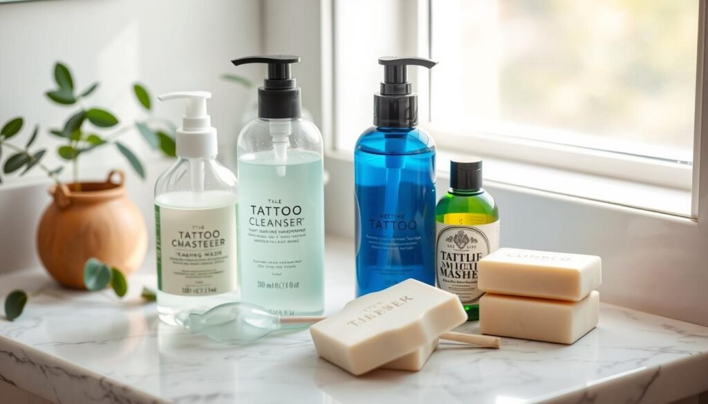 what cleansers are safe for new tattoos
